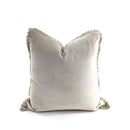 COTTON VELVET, WITH STYLIZED FLANGE, BLUSH