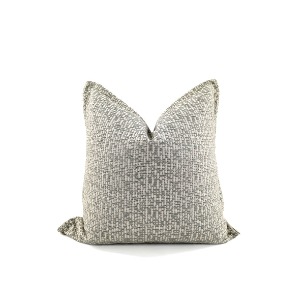 PERFORMANCE POLY WITH EMBROIDERED CROSS STITCH, COFFEE