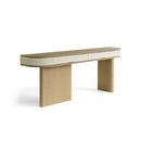 CONSOLA CLARÊ NZF CAJONES LACADOS OFF WHITE