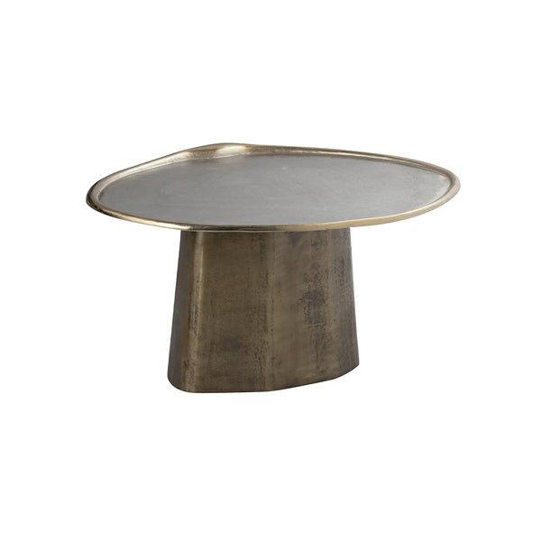 MESA LATERAL LATÓN ANTIGUO