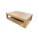 MESA DE CENTRO ACABADO EN MADERA