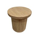 MESA LATERAL ACABADO DE MADERA