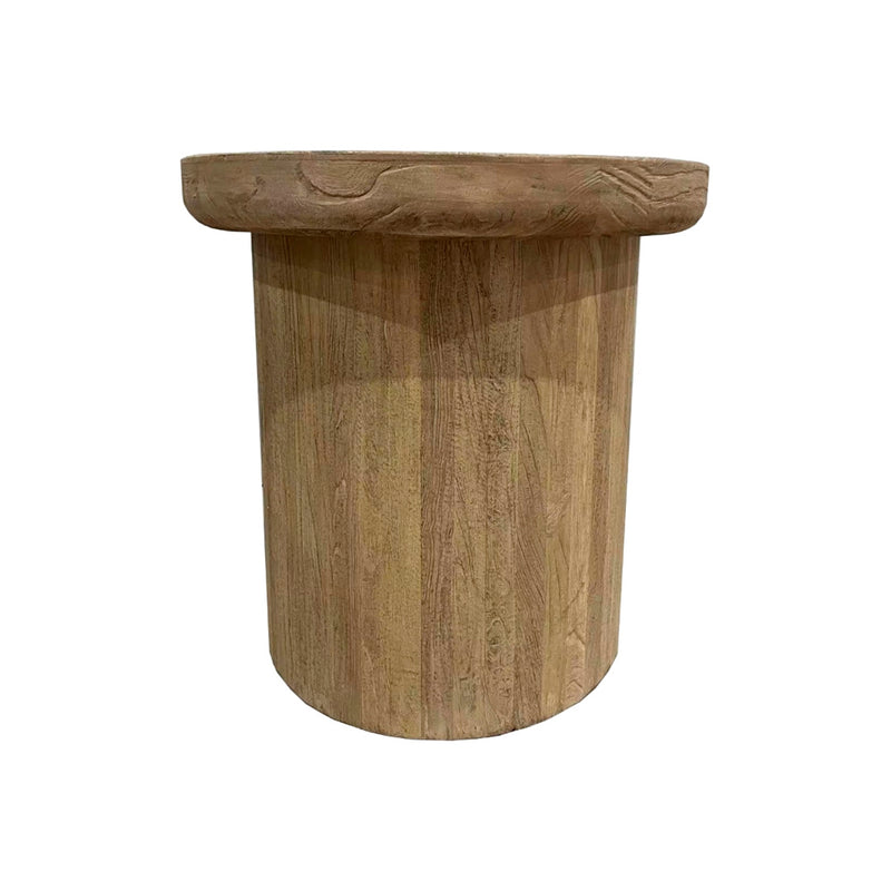 MESA LATERAL ACABADO DE MADERA