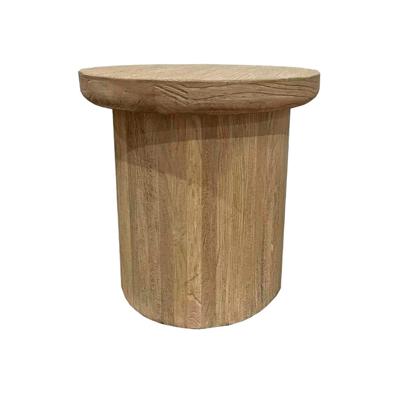 MESA LATERAL ACABADO DE MADERA