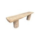 BANCO EN MADERA NATURAL