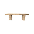 BANCO EN MADERA NATURAL