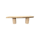 BANCO EN MADERA NATURAL