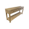 THREE DRAWER CONSOLE TABLE, NATURAL