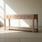 CONSOLA ACABADO DE MADERA