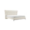 CAMA KING EN TELA BLANCA