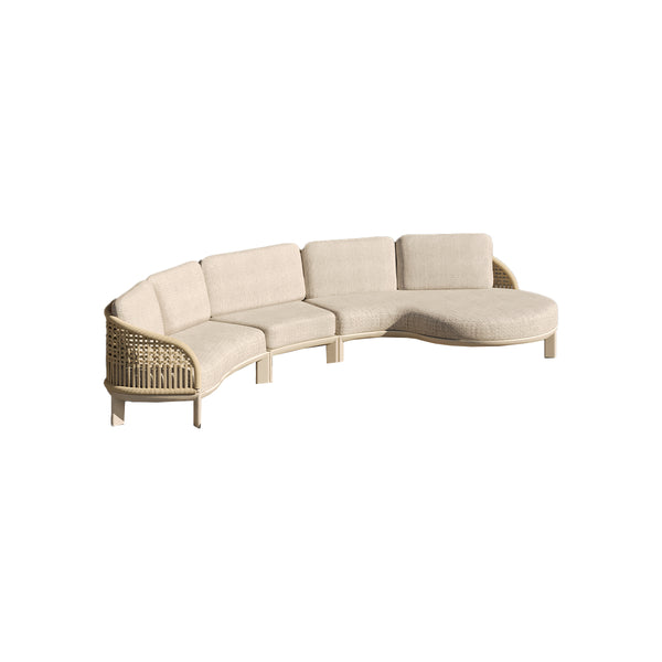 SOFA SECCIONAL DE EXTERIOR PRADO NRED9-006/MHS005-1