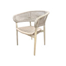 2048 DINING ARMCHAIR, FRAME:BEIGE 70108, ROPE OF SEAT AND BACK:SAND HF-006