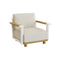 RIO LOUNGE ARMCHAIR WITH PU, FRAME:C50762S3JP, BACK: SAFFRON MM205F-19, CUSHION:WHY2024-001