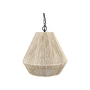 LAMPARA DE TECHO DE  JUTE