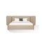 CAMA KING  "22016" + 2 MESITAS DE NOCHE -3PCS