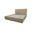 CAMA QUEEN ACABADO DE MADERA NATURAL