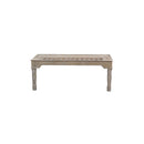 MESA DE COMEDOR CON BASE ACABADO DE MADERA