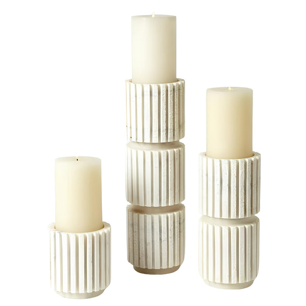 SET OF 3 CANDLE HOLDER