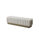 BANCO EN TELA BEIGE
