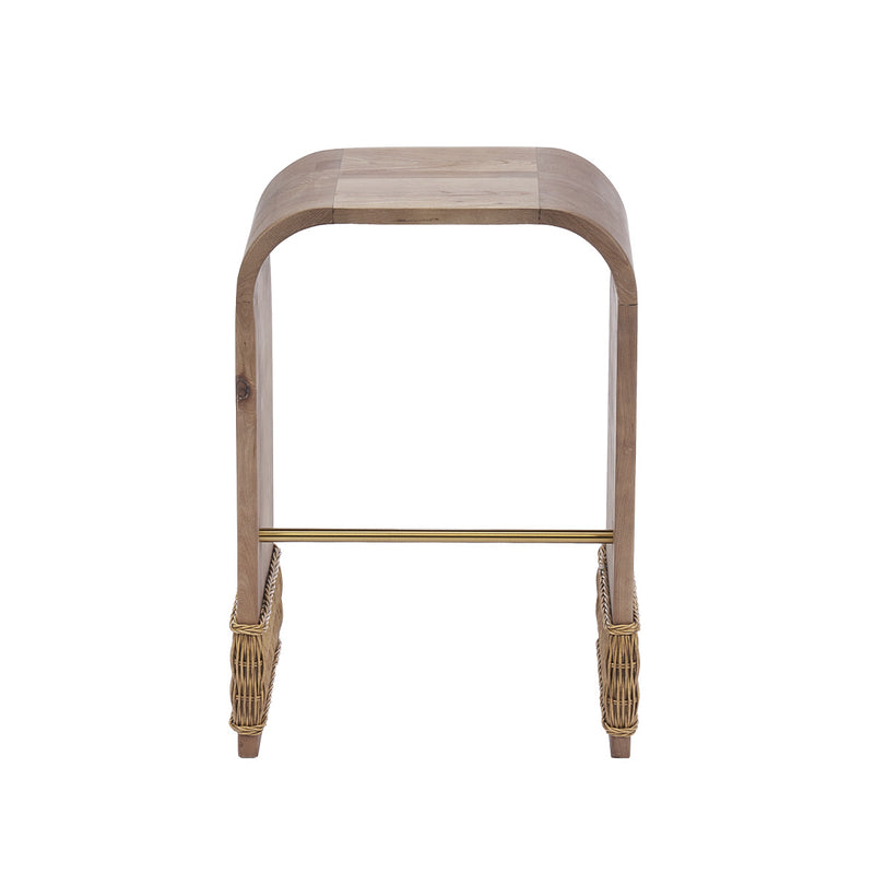 TABURETE DE BAR ACABADO DE MADERA