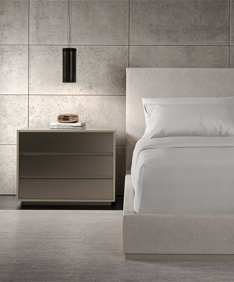 CAMA KING THE BOUTIQUE EN TELA BLANCA