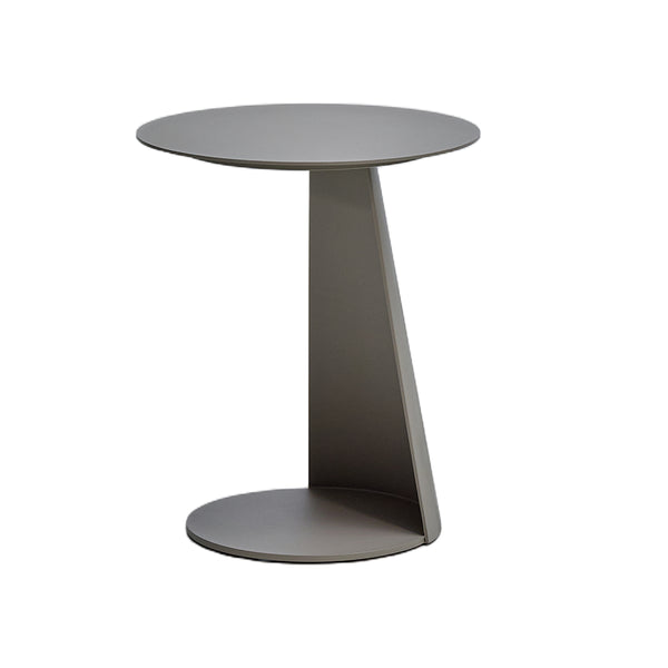 MESA LATERAL DE EXTERIOR GRIS CHAMPAN