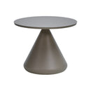 MESA LATERAL DE EXTERIOR GRIS CHAMPAN