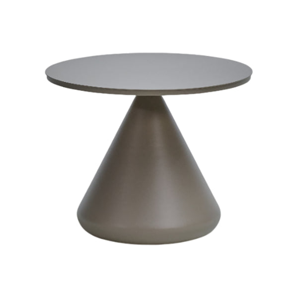 MESA LATERAL DE EXTERIOR GRIS CHAMPAN