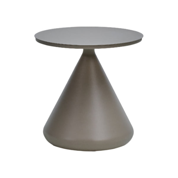 MESA LATERAL DE EXTERIOR GRIS CHAMPAN
