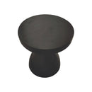 MESA LATERAL EN MARMOL NEGRO