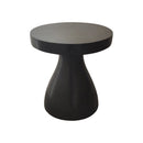 MESA LATERAL EN MARMOL NEGRO