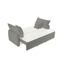 SOFA CAMA EN TELA GRIS