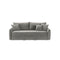 SOFA CAMA EN TELA GRIS