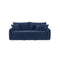 SOFA CAMA EN TELA AZUL