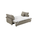 SOFA CAMA EN TELA GRIS