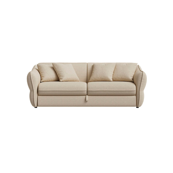 SOFA CAMA EN TELA BEIGE