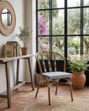 SILLA DE COMEDOR DE EXTERIOR EN RATAN  Y ALUMINIO