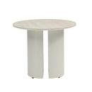 MESA DE COMEDOR DE EXTERIOR EN METAL TOPE ESTILO CERAMICA