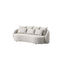 SOFA DE EXTERIOR DE TRES ASIENTOS EN TELA BEIGE