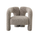 BUTACA ESTACIONARIA EN TELA ESTAMPADA