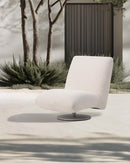 BUTACA GIRATORIA DE EXTERIOR EN TELA BEIGE