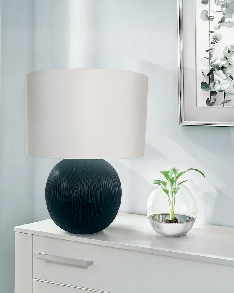 LAMPARA DE MESA ACABADO DE MADERA