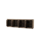 BUFETERA DE PINO RUSTICO NATURAL CON 8 PUERTAS