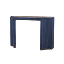 CONSOLA PINO PATAS ANCHAS ESTRIADAS LAVADO AZUL