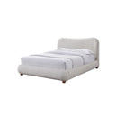 CAMA QUEEN GLUTTEN EN TELA BLANCA