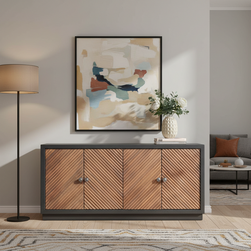 CREDENZA ACABADO EN MADERA