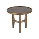 MESA LATERAL ACABADO DE MADERA