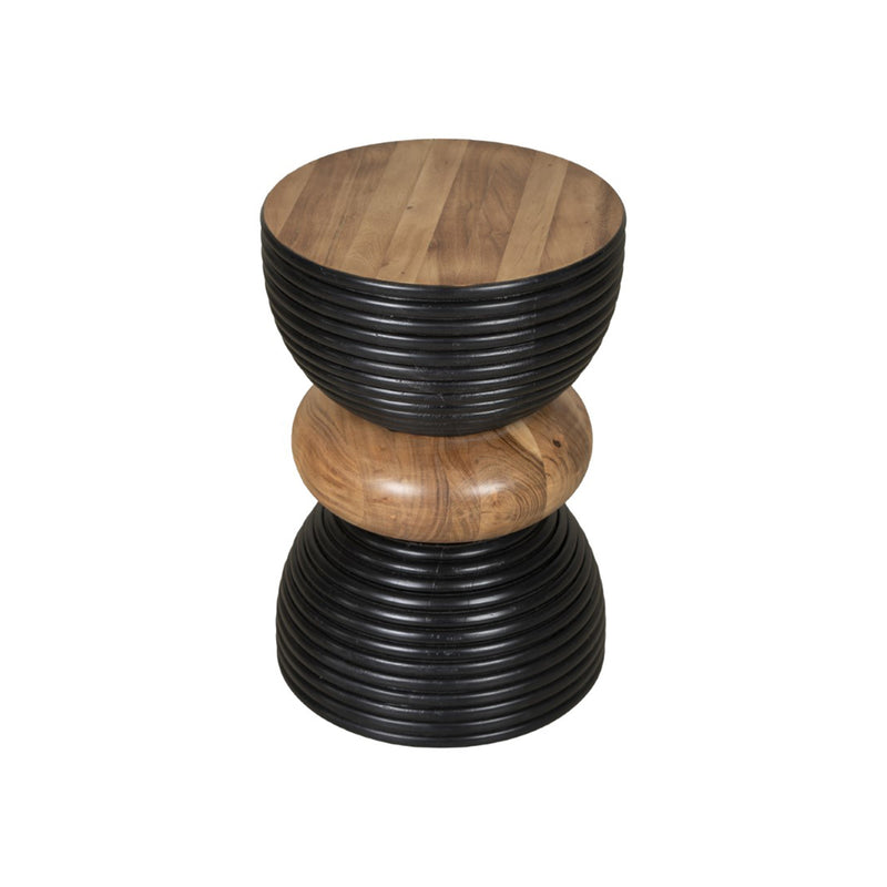 MESA LATERAL ACABADO DE MADERA