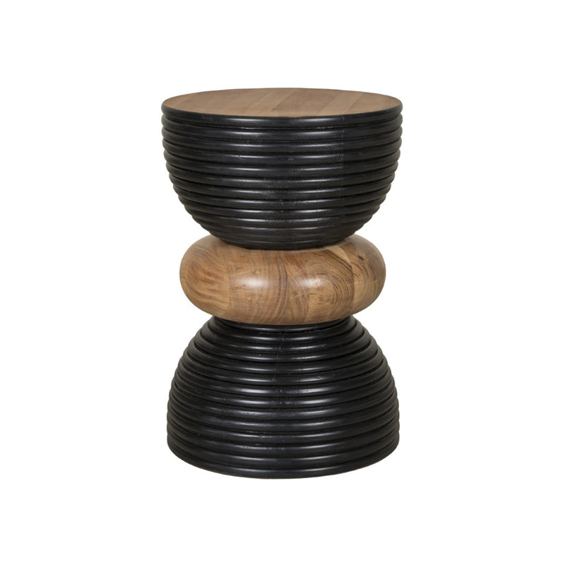 MESA LATERAL ACABADO DE MADERA