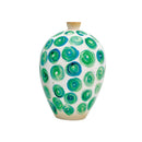 ***PORCELAIN VASE, GREEN